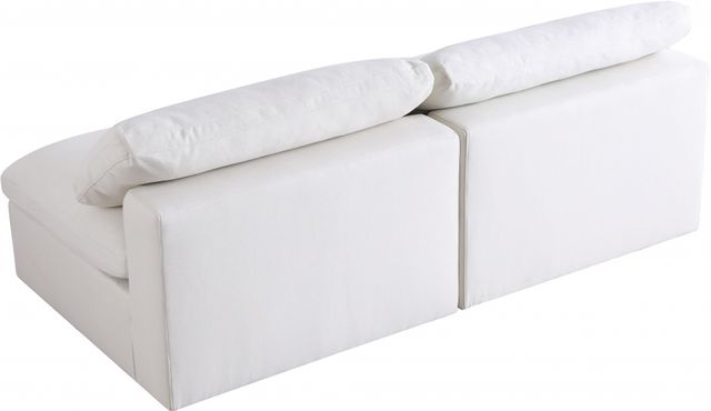 Meridian Furniture 2-Piece Serene Cream Modular Armless Sofa-1
