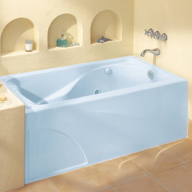 American Standard Cadet® Suite White Alcove Whirlpool Tub-1