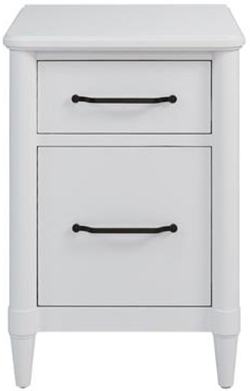Bernards Citrus Heights White File Cabinet-1