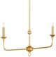 Currey & Company Nottaway Gold Linear  Chandelier-2