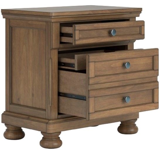 Signature Design by Ashley® Vandenmore Medium Brown Nightstand-2