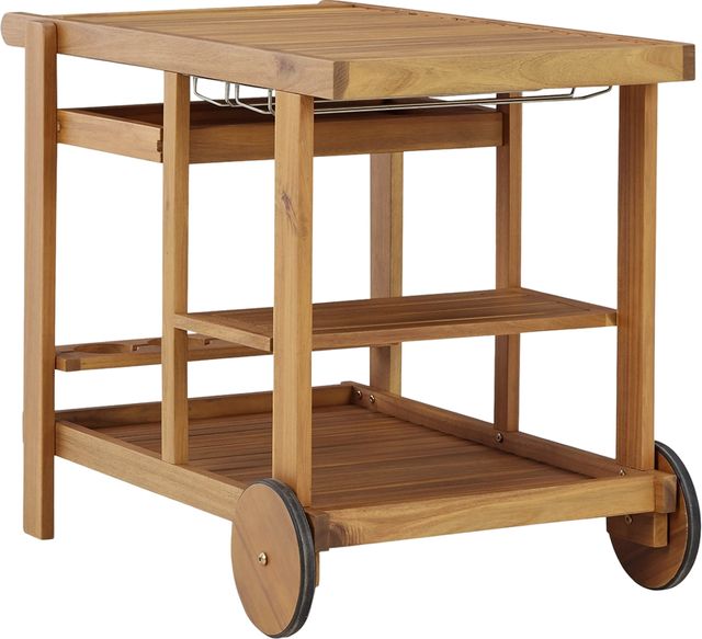Signature Design by Ashley® Kailani Light Brown Serving Cart-0