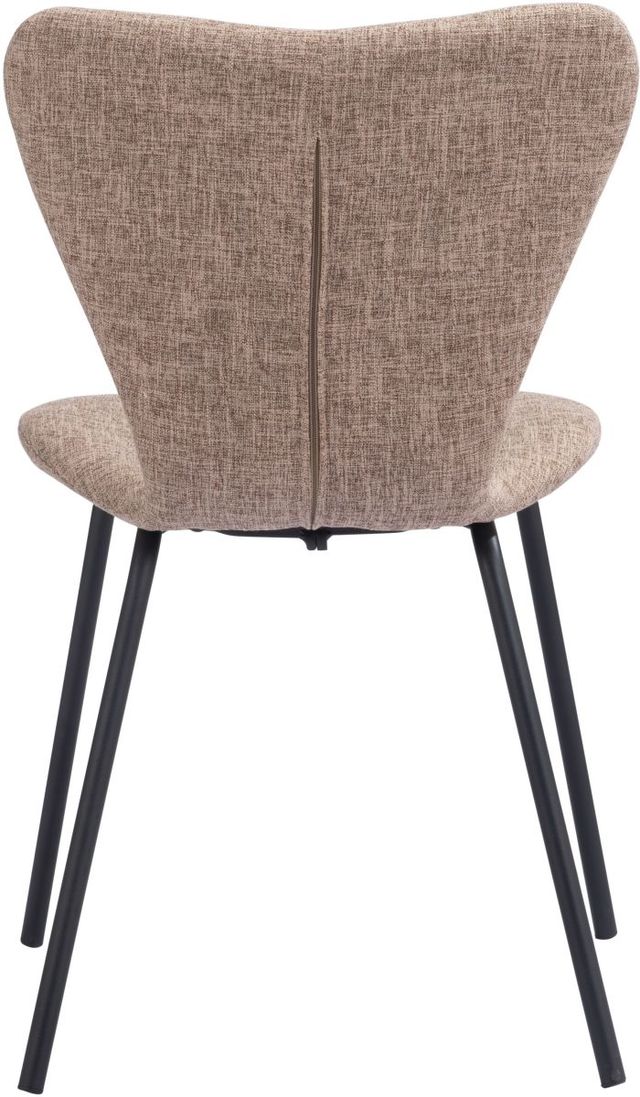 Zuo® Modern Torlo Brown Dining Chair-3