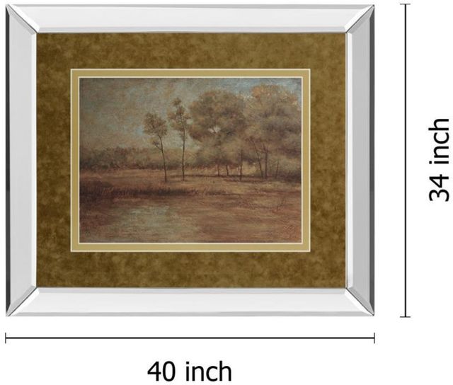 Classy Living Veronica Faust Woodland Solitude 40" Wall Art-2
