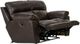 Catnapper® Costa Chocolate Leather Lay Flat Reclining Loveseat-2