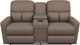 La-Z-Boy® Hawthorn Mocha Manual Reclining Loveseat with Console-1
