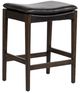 Four Hands Aya Burnt Oak/Sonoma Black Counter Stool-0