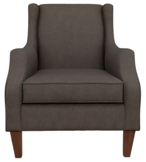 Best® Home Furnishings Customizable Keatling Leather Chair with Dark Walnut Legs-1