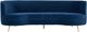 TOV Furniture Flare Navy Velvet Sofa-1
