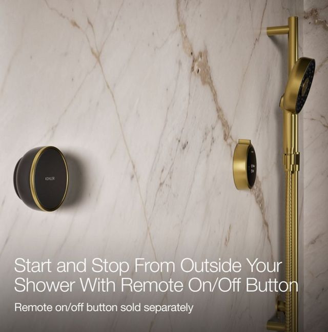 KOHLER® Anthem® Duo Vibrant Brushed Moderne Brass 2-Outlet Shower Digital Control-3