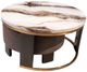 Signature Design by Ashley® Jazmore Brass/Brown Nesting Cocktail Table -0