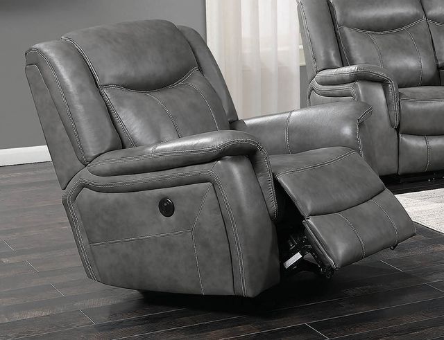Coaster® Conrad Grey Glider Recliner-3