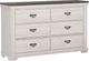 Crown Mark Leighton Gray/White Dresser-0