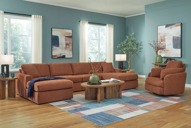 Signature Design by Ashley® Modmax 4-Piece Spice U-Shape Double Chaise Sectional-2