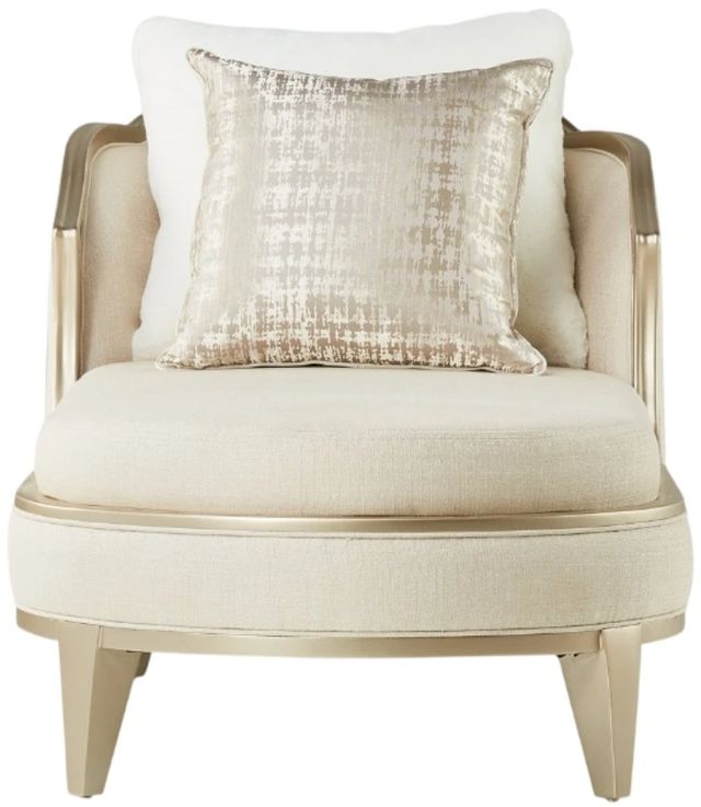 Michael Amini® Villa Cherie Caramel/Chardonnay Chaise-2