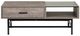 Magnussen Home® Fenwick Whitetail Brown Lift Top Cocktail Table with Matte Black Base-1