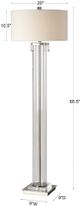 Uttermost Monette Clear l Floor Lamp-1
