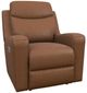 La-Z-Boy® Emmons Oak Leather Power Rocking Recliner with Headrest-0