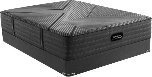 Beautyrest Black® Hybrid LX-Class Tight Top Medium Queen Mattress and Standard Foundation-0