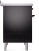 Ilve® Nostalgie II Series 40" Glossy Black Pro Style Induction Range-3