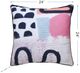 Stylecraft Norman Wyatt Home Blue/Pink/White Designer Pillow-2