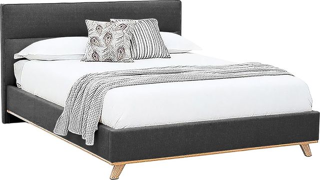 Fashion Bed Group® Rochelle Charcoal King Panel Bed-1