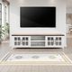 Legends Home Providence Brown/White 96" TV Console-1
