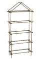 A & B Home Chrome/Gold Shelf -0