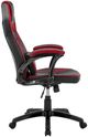 Armen Living Aspect Black/Red Adjustable Racing Gaming Chair-3