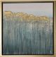 Crestview Collection Emerald Bling 4-Piece Gray/Gold Wall Art Set-4