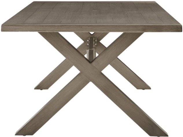 Signature Design by Ashley® Beach Front Beige Outdoor Dining Table-2