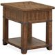 Magnussen Home® Chesterfield Farmhouse Timber Rectangular End Table-4