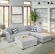Legends Home Cyndi Avanti Pepper Cocktail Ottoman-1