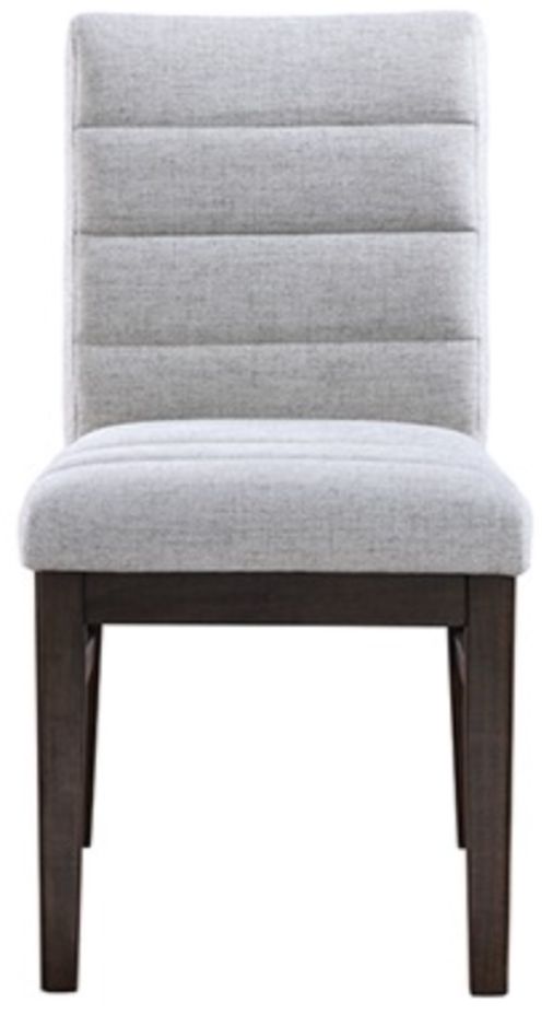 American Wholesale Furniture Portofino Brown/Gray Upholstered Side Chair-1