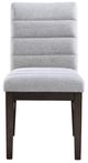 American Wholesale Furniture Portofino Brown/Gray Upholstered Side Chair-1