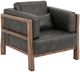 International Furniture Direct Roots Black/Brown Accent Chair-0