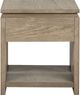 Magnussen Home® Conrad Stone Harbor Grey Rectangular End Table-4