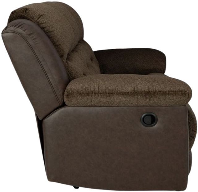 Benchcraft® Dorman Chocolate Manual Reclining Sofa-2