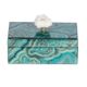 A & B Home Bethany Blue 8" Marbled Box-1