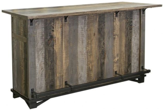 International Furniture Direct Loft Brown Brown/Gray Bar-2