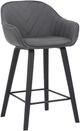Armen Living Crimson Black/Gray Counter Stool-0