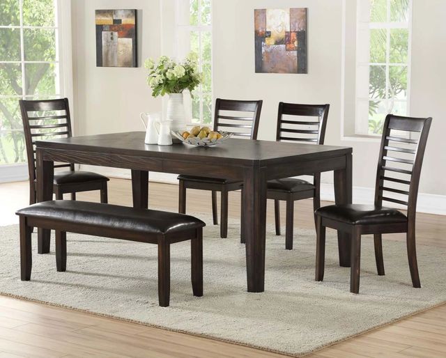 Steve Silver Co. Ally Antique Charcoal Dining Bench-1