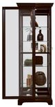 Pulaski™ PFC Deep Cherry Brown Two Way Sliding Door Curio-2