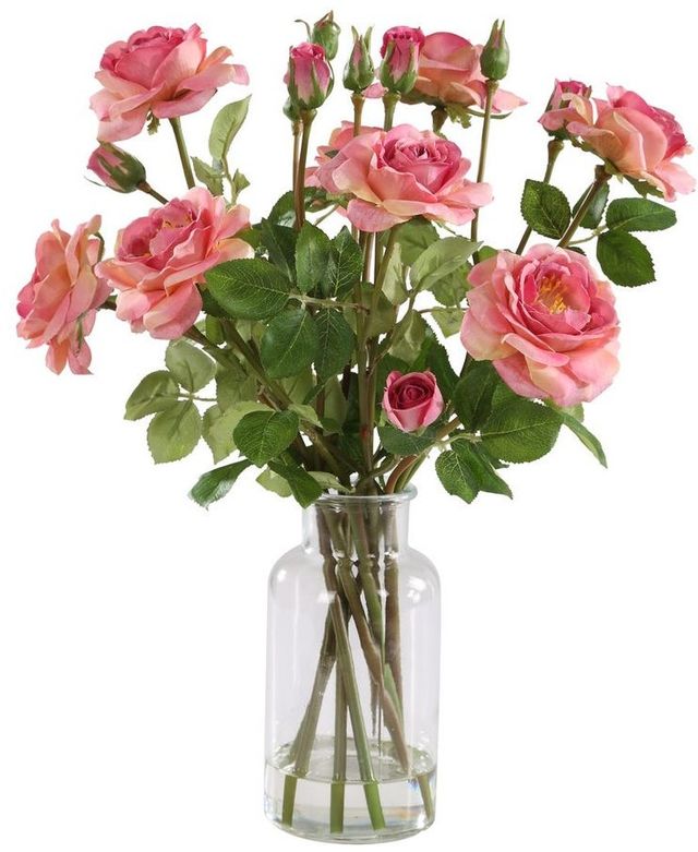 Uttermost® Adoration Rose Clear/Pink Bouquet-2
