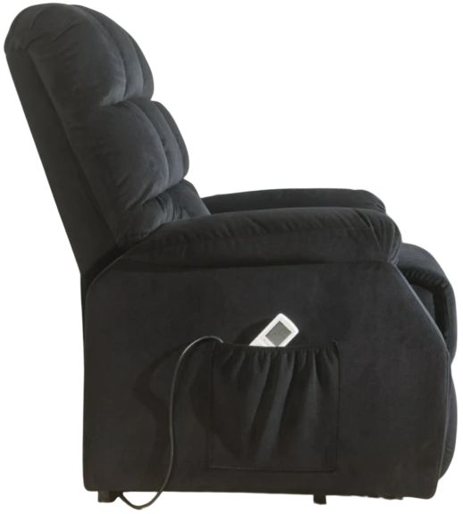 ACME Furniture Ipompea Black Power Recliner with Power Lift and Massage-4