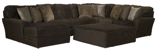 Jackson Furniture Mammoth 4-Piece Chocolate Left Side Facing U-Shape Chaise Sectional