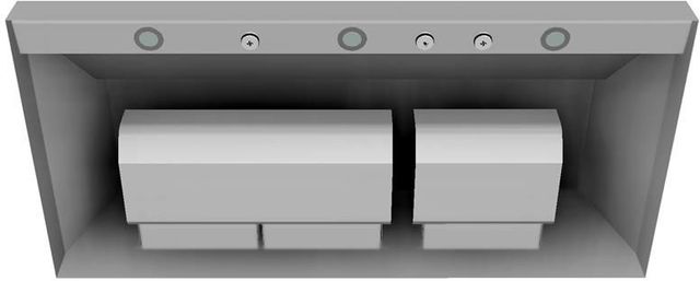 Vent-A-Hood® 48" Stainless Steel Wall Mounted Liner Insert Range Hood-2