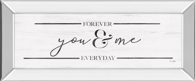 Classy Art You And Me by Jaxn339b Mirror Framed Wall Art-0