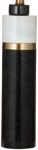Bassett Mirror Gregory Black/Brass/White Table Lamp-2