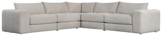 Bernhardt Vista Bernhardt Living 5-Piece Gray L-Shape Sectional-1